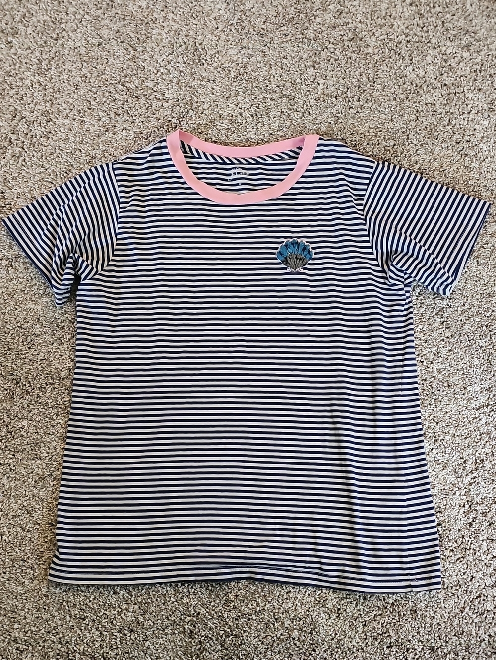 J. Crew Striped Ringer T-shirt